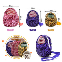 Load image into Gallery viewer, Portable Small Pet Carrier Breathable Visible Mesh Hamster Travel Carrier Bag for Squirrel Rat Hamster Chinchilla Guinea Pig
