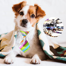 Load image into Gallery viewer, 12/24pcs/lot Adjustable Pet Dog Cat Striped Bow Tie Necktie Random Color Bowtie Collar For Small Medium Dogs Cats For Party Wedding
