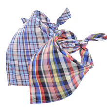 Load image into Gallery viewer, 12pcs/lot Summer Scottish Style Pet Neckerchief Pet Saliva Towel Triangle Scarf Cat Collar Dog Cat Accessories

