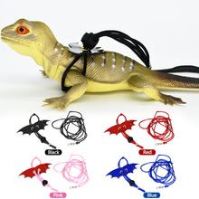 Load image into Gallery viewer, Adjustable Wing Style Small Lizard Reptile Harness Climbing Rope Belt Lizard Traction Rope Pet Strap Leash Vest Rope
