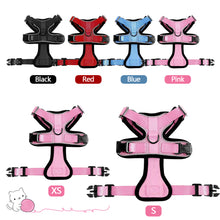 Load image into Gallery viewer, Breathable Cat Harness and Leash Set Pet Harness Vest Mesh Chest Belt Collar For Cats Dogs Rabbits Small Animals
