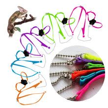 Load image into Gallery viewer, Reptile Training Leash Rope Harness Turtle Lizard Traction Rope Reptile Leash Bearded Dragon Anti-Bite Harness Leash Small Pet Supplies
