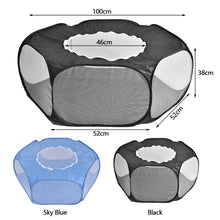 Load image into Gallery viewer, Portable Folding Pet Fence Cage Tent Playpen with waterproof and breathable cover For Dog Cat Hamster Rabbit Guinea Pig Hedgehog Small Animal Supplies
