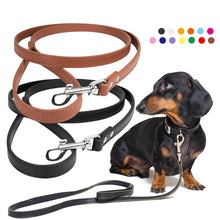 Load image into Gallery viewer, Pet Dog Lead Leash PU Leather Walking Training Dog Leash For Cats Small Medium Dogs Pet Supplies
