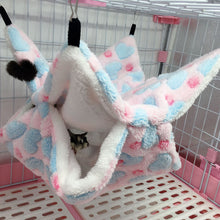 Load image into Gallery viewer, Small Animal Pet Cage Hammock Bunkbed Sugar Glider Hammock Soft Sleeping Nest For Hamster Ferret Squirrel Small Animal Sleeping
