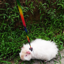 Load image into Gallery viewer, 1.2M Adjustable Pet Hamster Rabbit Leash Harness Rope Chinchilla Squirrel Guinea Pig Chest Lead Rope Small Pet Supplies
