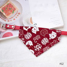 Load image into Gallery viewer, Cute Fashion Adjustable Cat Rabbit Japanese Saliva Towel Rabbit Photo Props Bunny Bib Triangle Scarf Pet Dressing
