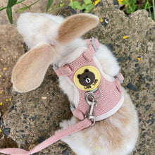 Load image into Gallery viewer, Pet Rabbit Mesh Vest Harness With Traction Rope Bunny Guinea Pig Vest Lead Small Animal Supplies
