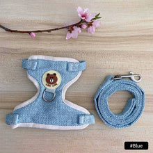 Load image into Gallery viewer, Pet Rabbit Mesh Vest Harness With Traction Rope Bunny Guinea Pig Vest Lead Small Animal Supplies
