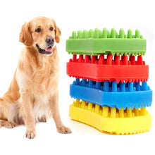 Load image into Gallery viewer, Silicone Pet Dog Cleaning Brush Shampoo Massager Soft Pet SPA Massage Brush for Grooming Brushing and Bathing
