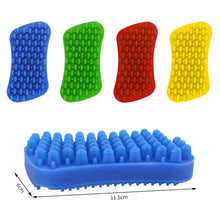 Load image into Gallery viewer, Silicone Pet Dog Cleaning Brush Shampoo Massager Soft Pet SPA Massage Brush for Grooming Brushing and Bathing
