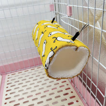 Load image into Gallery viewer, Hamster Cage Ferret Tunnel Hammock For Rat Warm Hamster Tube Toy Hanging Bed Cage For Hamster Rabbit Guinea Pig Small Animals

