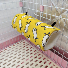 Load image into Gallery viewer, Hamster Cage Ferret Tunnel Hammock For Rat Warm Hamster Tube Toy Hanging Bed Cage For Hamster Rabbit Guinea Pig Small Animals

