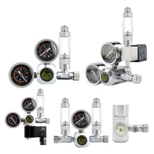 Load image into Gallery viewer, DIY Aquarium CO2 Regulator Magnetic Solenoid Kit CO2 Generator Control System Reactor Set Fine-Tuning Pressure Reducing Check Valve One-Way Bubble Counter Diffuser Fish Tank Accessories
