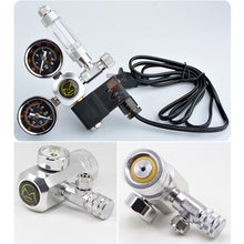 Load image into Gallery viewer, DIY Aquarium CO2 Regulator Magnetic Solenoid Kit CO2 Generator Control System Reactor Set Fine-Tuning Pressure Reducing Check Valve One-Way Bubble Counter Diffuser Fish Tank Accessories
