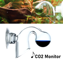 Load image into Gallery viewer, DIY Aquarium CO2 Diffuse For Fish Tank Co2 Monitor Checker Glass Liquid Tester PH Long Term Indicator Plants Grass CO2 System Concentration Drop
