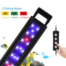 Load image into Gallery viewer, Full Spectrum Planted Aquarium LED Lighting Fish Tank Light Plants Growing Lights 20-60cm 110V-240V External Controller With Extendable Brackets Decoration Lamp
