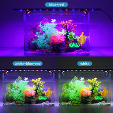 Load image into Gallery viewer, Full Spectrum Planted Aquarium LED Lighting Fish Tank Light Plants Growing Lights 20-60cm 110V-240V External Controller With Extendable Brackets Decoration Lamp
