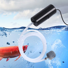 Load image into Gallery viewer, 5V 1W Mini Aquarium Oxygen Air Pump Fish Tank USB Silent Air Compressor Portable Fishing Oxygener With Air Stone Mute Energy Small Oxygenator Domestic Aquarium Accessories
