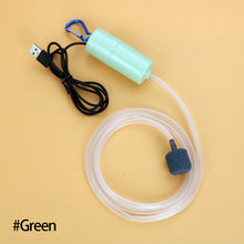 Load image into Gallery viewer, 5V 1W Mini Aquarium Oxygen Air Pump Fish Tank USB Silent Air Compressor Portable Fishing Oxygener With Air Stone Mute Energy Small Oxygenator Domestic Aquarium Accessories
