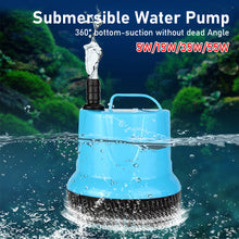 Load image into Gallery viewer, 5/15/35/55W Ultra-Quiet Submersible Water Fountain Pump Aquarium Fish Tank Bottom Filter Spout Temperature Control Silent Multifunctional Suction Pumps

