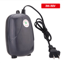 Load image into Gallery viewer, Aquarium Air Pump Mini Oxygen Compressor for Fish Tank with Check Valve Tube Single Double Outlet Aquatic Accessories 220V 240V 3W 5W
