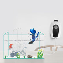 Load image into Gallery viewer, Ultra Silent Aquarium Air Pump Oxygen Compressor for Fish Tank Single &amp; Double Outlet Adjustable Air Volume Control Aquarium Accessories 220-240V
