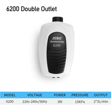 Load image into Gallery viewer, Ultra Silent Aquarium Air Pump Oxygen Compressor for Fish Tank Single &amp; Double Outlet Adjustable Air Volume Control Aquarium Accessories 220-240V
