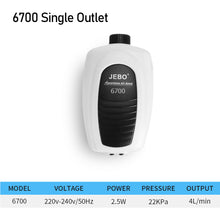 Load image into Gallery viewer, Ultra Silent Aquarium Air Pump Oxygen Compressor for Fish Tank Single &amp; Double Outlet Adjustable Air Volume Control Aquarium Accessories 220-240V
