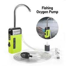 Load image into Gallery viewer, 3 in 1 Fishing Oxygen Pump Intelligent Sensor USB Charging Portable LED Lighting Outdoor Fishing Oxygenation Air Pump Compression Resistance
