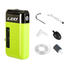 Load image into Gallery viewer, 3 in 1 Fishing Oxygen Pump Intelligent Sensor USB Charging Portable LED Lighting Outdoor Fishing Oxygenation Air Pump Compression Resistance
