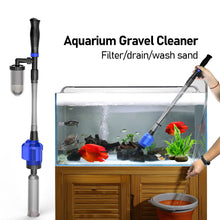 Load image into Gallery viewer, Electric Aquarium Gravel Cleaner Automatic Water Changer Sludge Extractor Sand Washer Filter Pump Siphon for Fish Tank Vacuum Cleaner Aquarium Cleaning Tools
