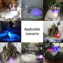 Load image into Gallery viewer, Aquarium Mist Maker LED Sprayer Fogger Atomizer Water Fountain Pond Fish Tank Decoration Supplies Lighting Humidifier Landscape Decorations
