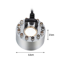 Load image into Gallery viewer, Aquarium Mist Maker LED Sprayer Fogger Atomizer Water Fountain Pond Fish Tank Decoration Supplies Lighting Humidifier Landscape Decorations
