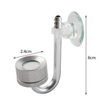 Load image into Gallery viewer, Aquarium CO2 Diffuser Fish Tank Check Valve U Shaped Bubble Atomizer Reactor Solenoid Regulator CO2 System For Plant With Suction Cup Bend Silver Tube DIY Diffusion Accessory
