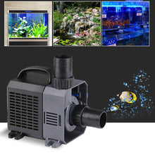 Load image into Gallery viewer, 3800-16000L/h Multifunctional Aquarium Submersible Water Pump Waterproof Pond Filter System for Fish Tank Garden Fish Pond Fountain ECO 20/40/70/80/100/120/140W
