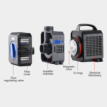 Load image into Gallery viewer, 3800-16000L/h Multifunctional Aquarium Submersible Water Pump Waterproof Pond Filter System for Fish Tank Garden Fish Pond Fountain ECO 20/40/70/80/100/120/140W
