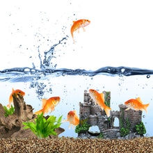 Load image into Gallery viewer, Aquarium Rock Play Ornaments Landscaping Simulation Rockery Decoration Artificial Resin Stone Moss Fish Live Artificial Decoration Ornaments Furniture Pet Accessories
