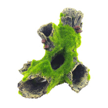 Load image into Gallery viewer, Aquarium Decoration Mountain View Resin Hollow Trunk Tree House Moss Hole Cave for Fish Tank Ornament Cave Landscaping Aquarium Rockery Wood Landscape
