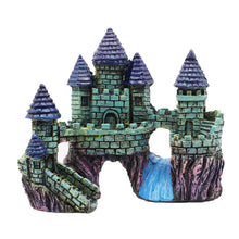 Load image into Gallery viewer, Artificial Stone-island Resin Aquarium Castle Decorations Ancient Castles Fish Tank Statue Rock Cave Building Decoration for Aquariums Landscaping Ornament

