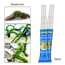Load image into Gallery viewer, Water Grass Plant Stick Glue Fish Tank Aquarium Fixing Instant Mucilage Glue Plant Moss Coral Sea Stone Tank Use in Water Aquarium Landscaping Decor
