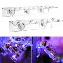 Load image into Gallery viewer, Marine Sources Aquarium Coral Frag Rack SPS Coral Support Clear Acrylic Aquarium Reef With Plugs Magnetic Tool Seawater Fish Tank Accessories
