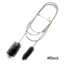 Load image into Gallery viewer, Aquarium Cleaning Brush Stainless Steel Flexible Bent Tube Brush Water Air Tube Pipe Hose Cleaner Fish Tank Accessories
