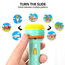 Load image into Gallery viewer, Baby Sleeping Story Book Flashlight Projector Torch Lamp Toy Early Education Toy for Kid Holiday Birthday Xmas Gift Light Up Toy
