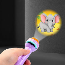 Load image into Gallery viewer, Baby Sleeping Story Book Flashlight Projector Torch Lamp Toy Early Education Toy for Kid Holiday Birthday Xmas Gift Light Up Toy
