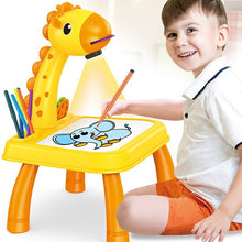Load image into Gallery viewer, Kids Projector Drawing Table Painting Board Desk Multifunctional Writing Arts Crafts Educational Projection Machine Drawing Toy
