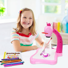 Load image into Gallery viewer, Kids Projector Drawing Table Painting Board Desk Multifunctional Writing Arts Crafts Educational Projection Machine Drawing Toy
