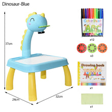 Load image into Gallery viewer, Kids Projector Drawing Table Painting Board Desk Multifunctional Writing Arts Crafts Educational Projection Machine Drawing Toy
