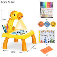 Load image into Gallery viewer, Kids Projector Drawing Table Painting Board Desk Multifunctional Writing Arts Crafts Educational Projection Machine Drawing Toy
