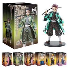 Load image into Gallery viewer, Anime 16CM Demon Slayer Kimetsu no Yaiba Figure Kamado Tanjirou Action Figure Agatsuma Zenitsu Nezuko Warrior PVC Model Toys
